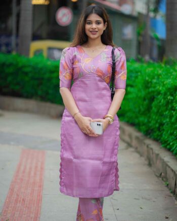 PURPLE MELLOW CO ORD SET